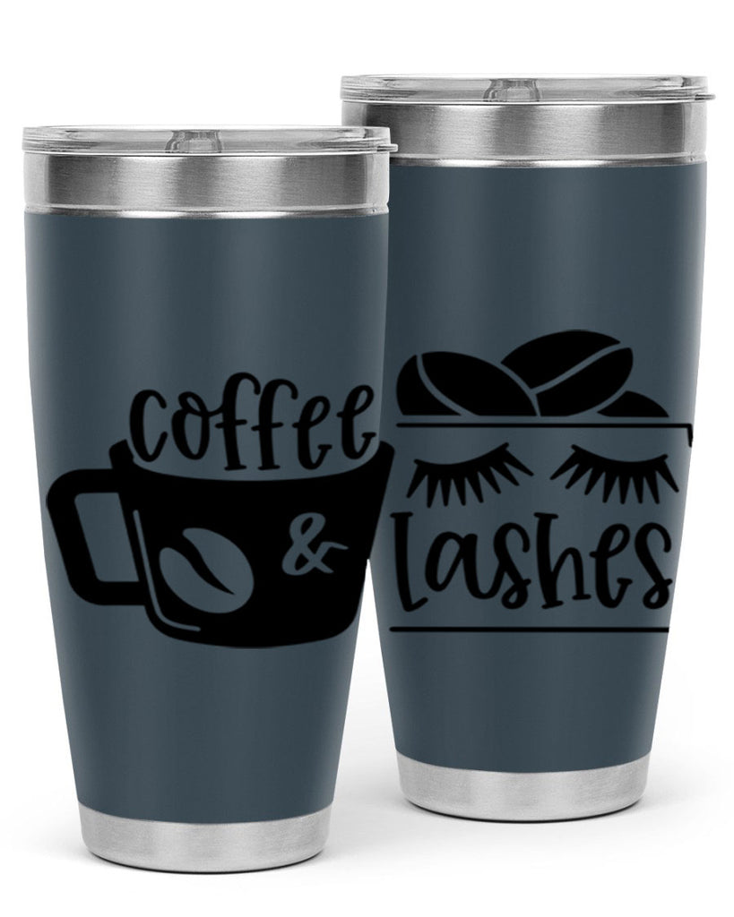 coffee lashes 176#- coffee- Tumbler