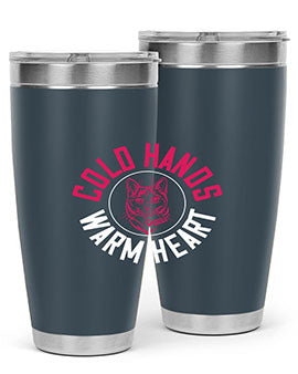 cold hands warm heart Style 42#- cat- Tumbler
