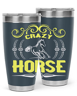 crazy horse Style 9#- horse- Tumbler