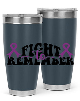fight to remember 144#- alzheimers- Tumbler