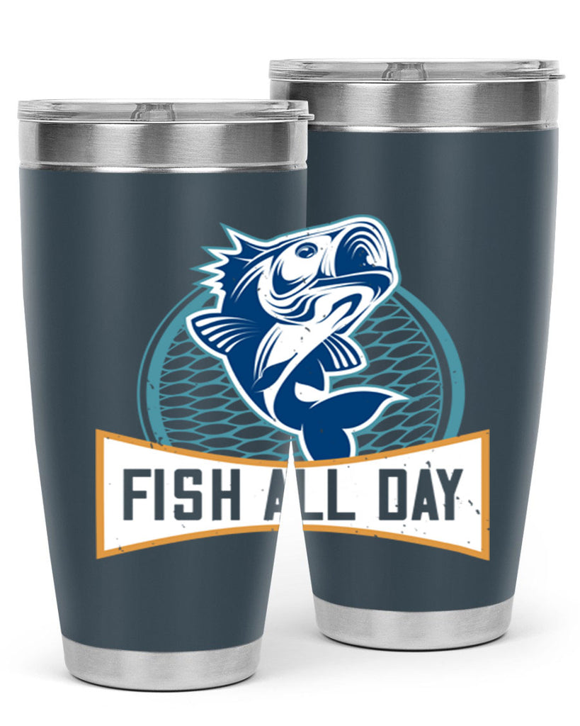 fish all day 277#- fishing- Tumbler