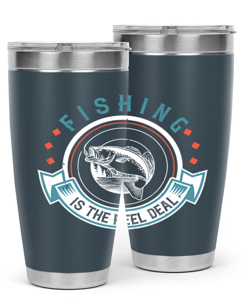 fishing is the reel deal 271#- fishing- Tumbler