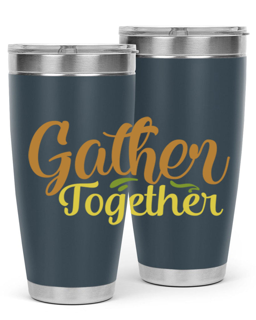 gather together 61#- thanksgiving- Tumbler