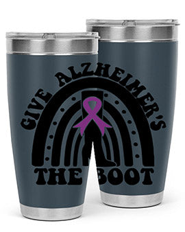 give alzheimer s the boot 154#- alzheimers- Tumbler