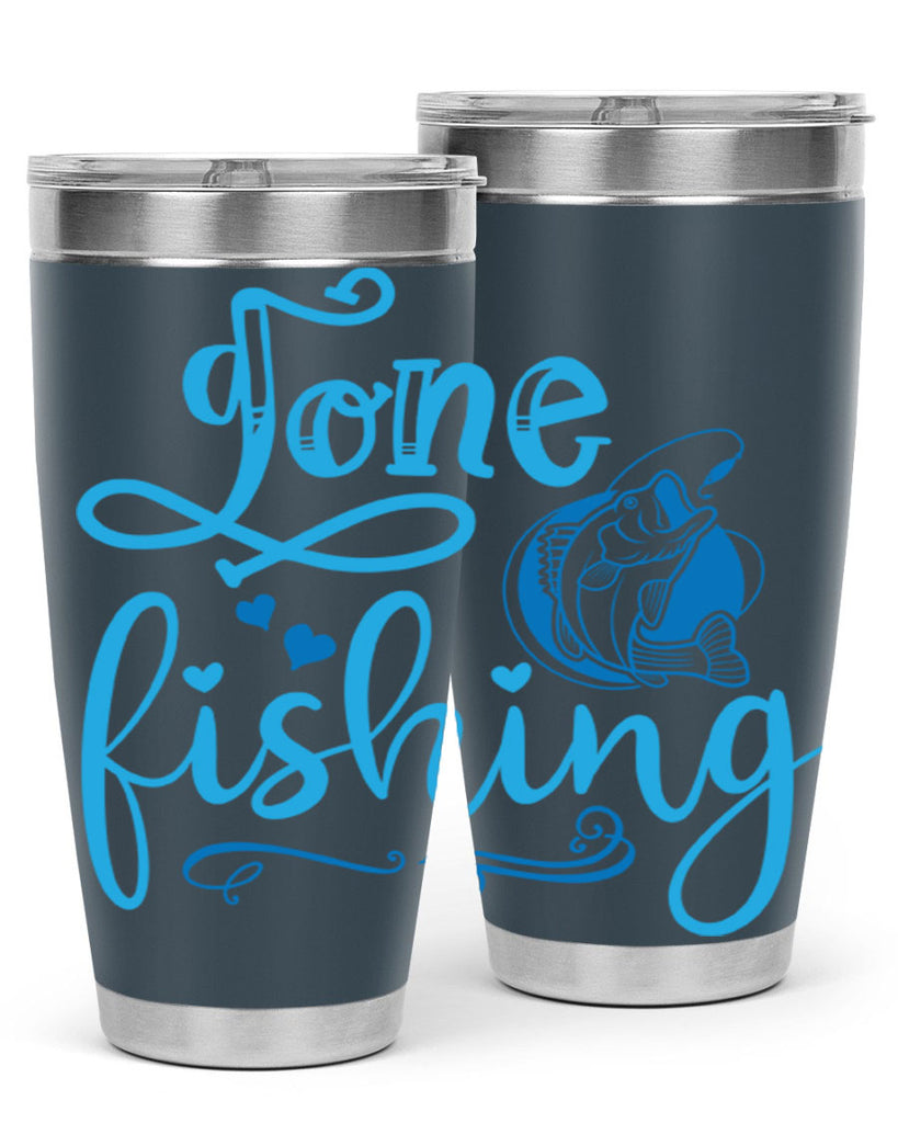 gone fishing 220#- fishing- Tumbler