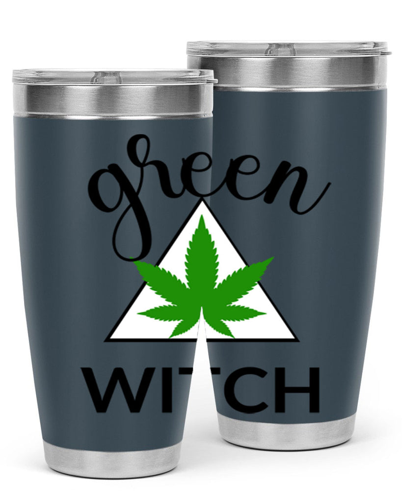 green cannabis with 98#- marijuana- Tumbler