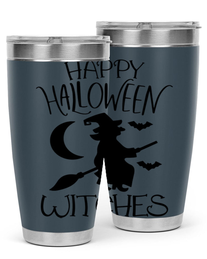 happy halloween witches 63#- halloween- Tumbler