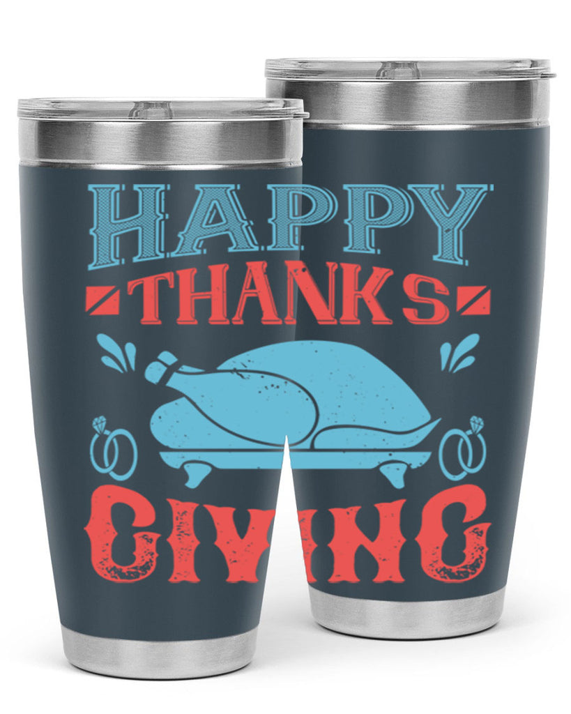 happy thanks giving 36#- thanksgiving- Tumbler