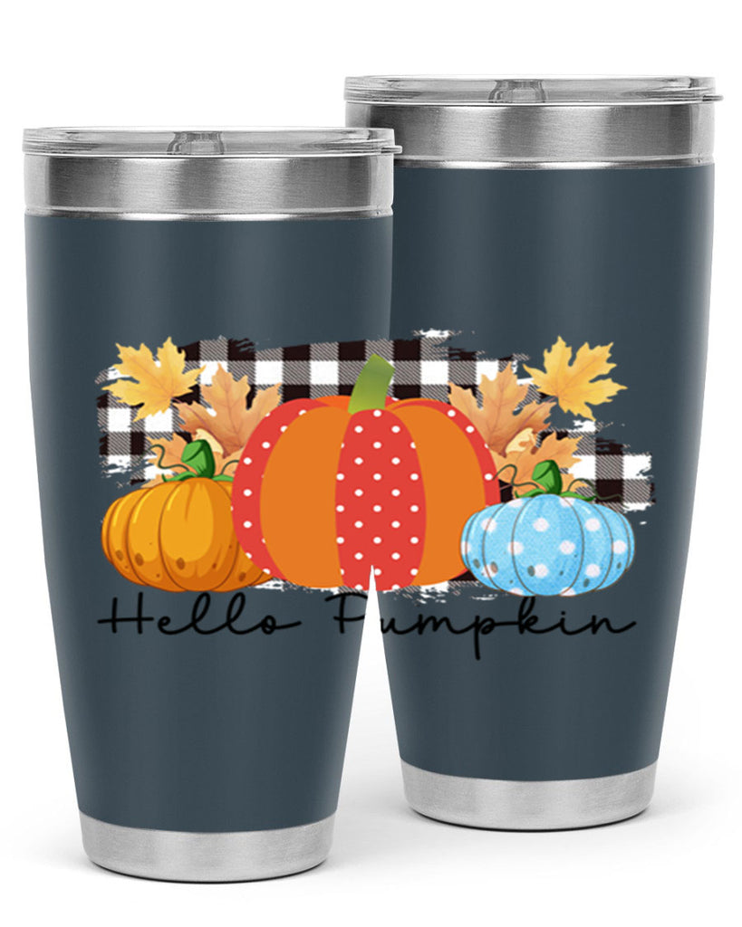 hello pumpkin 290#- fall- Tumbler