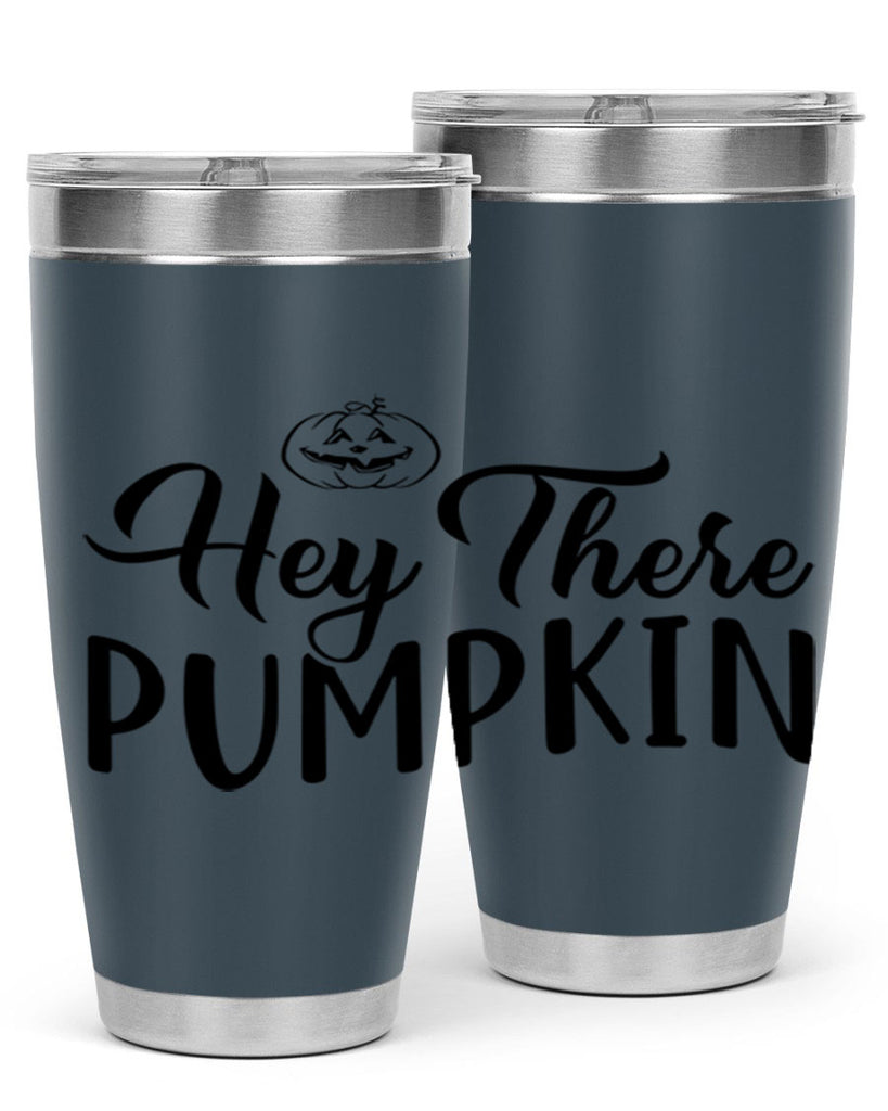 hey there pumpkin 303#- fall- Tumbler