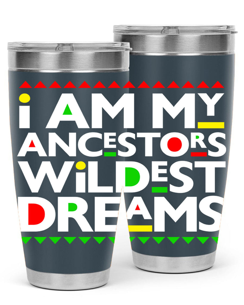 i am my  ancestors wildest dreams 115#- black words phrases- Cotton Tank