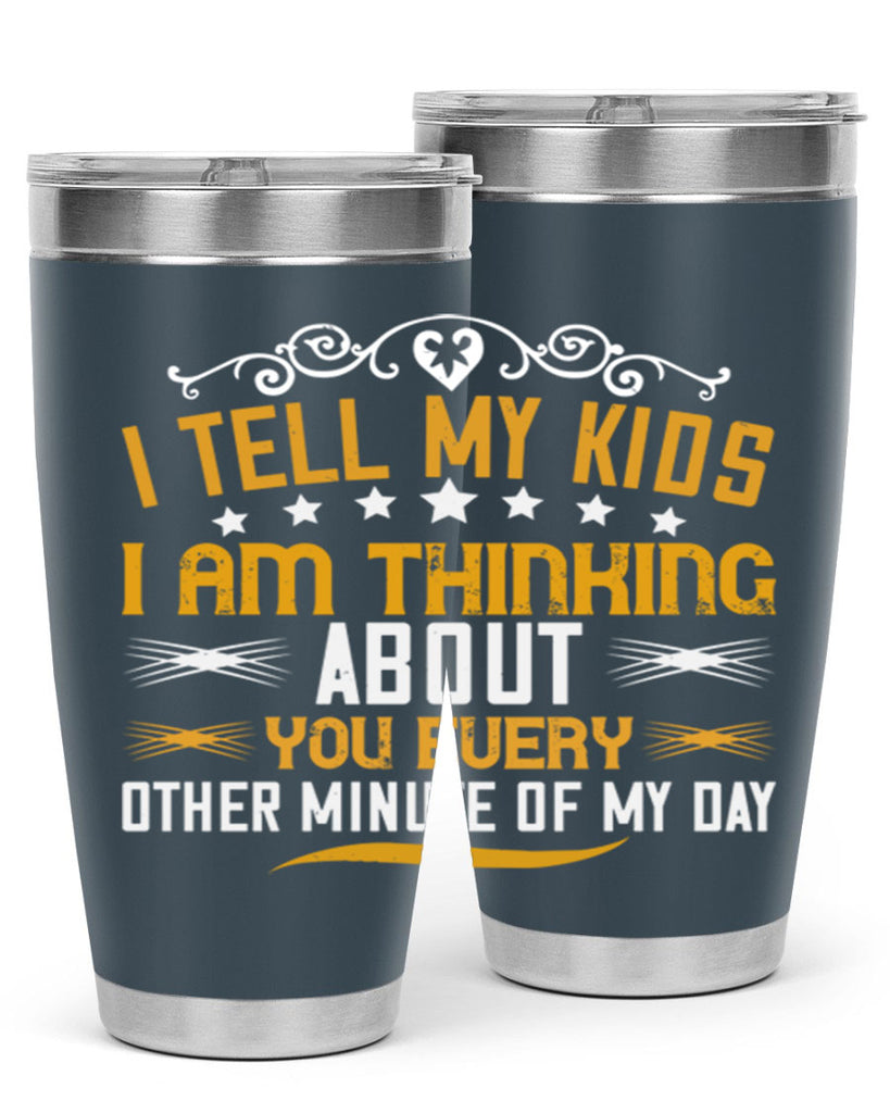 i tell my kids 151#- mom- Tumbler