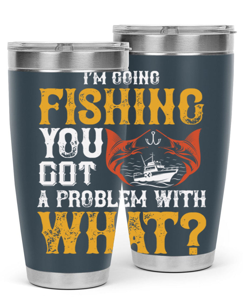 i’m going fishing 77#- fishing- Tumbler