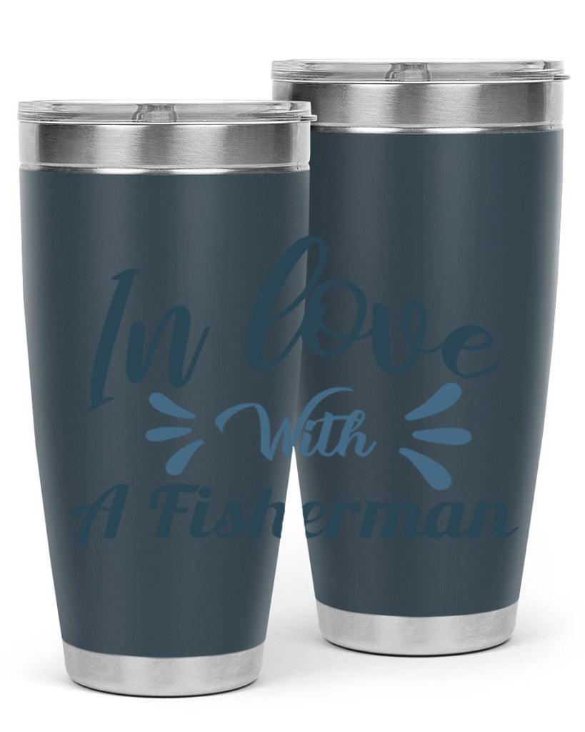 in love with 83#- fishing- Tumbler