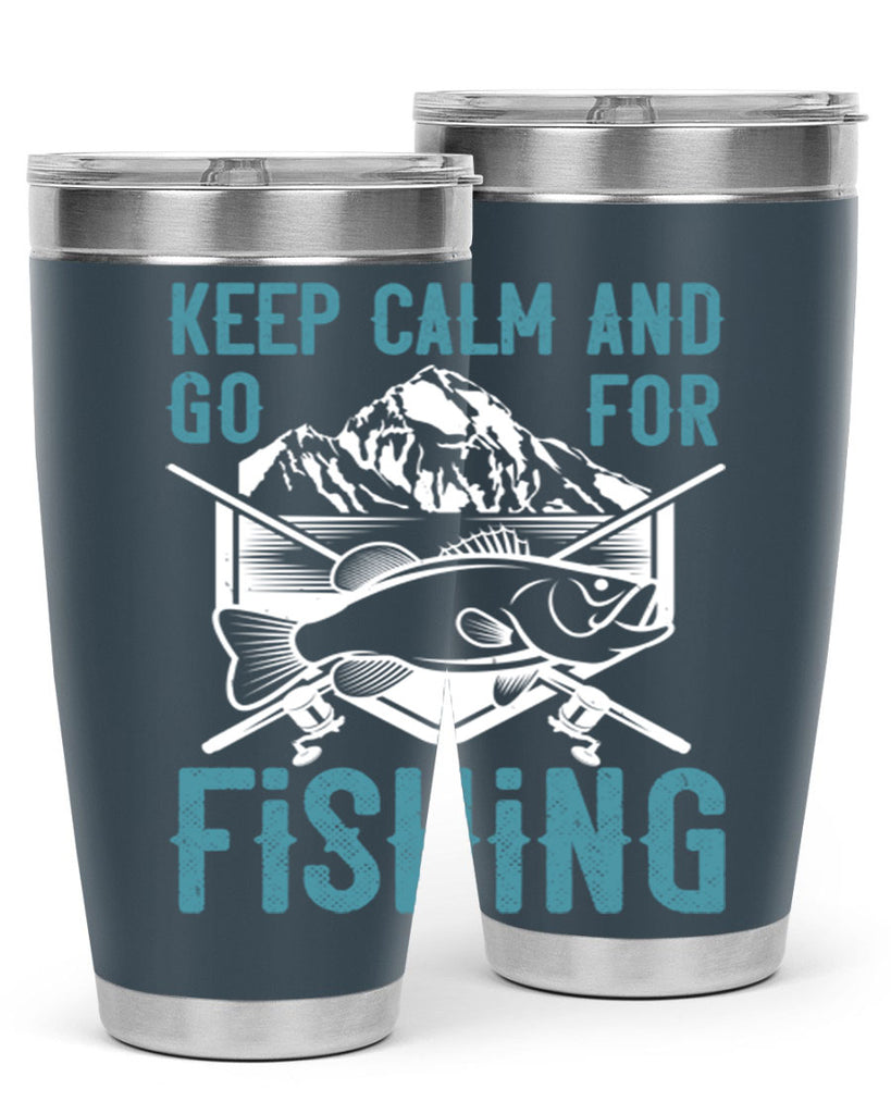 keep calm and go for fishing 247#- fishing- Tumbler