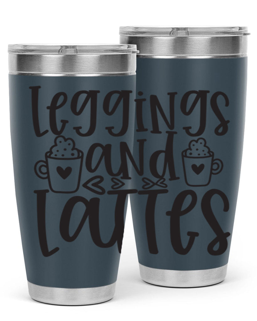 leggings and lattes 389#- mom- Tumbler