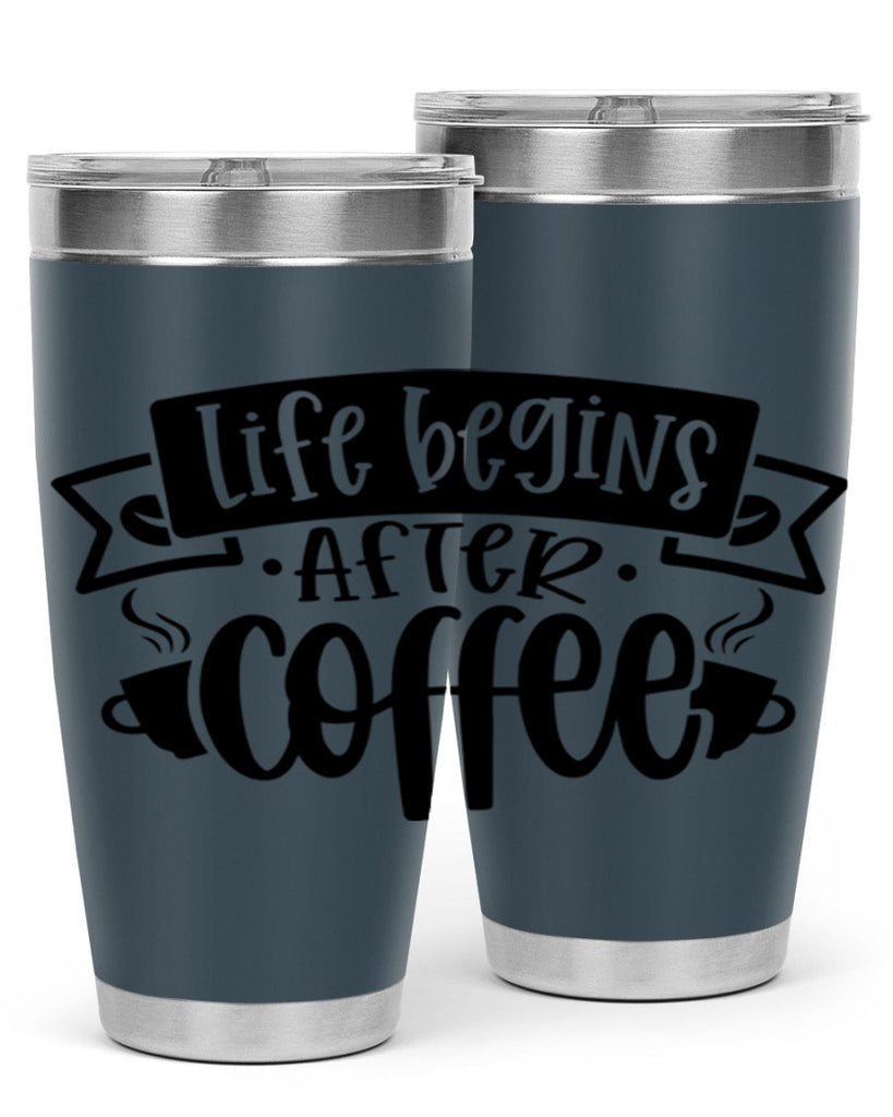 life begins after coffee 78#- coffee- Tumbler