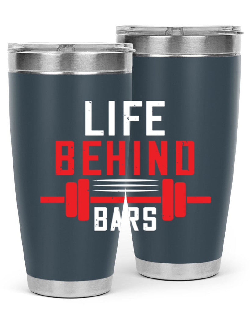life behind bars 85#- gym- Tumbler