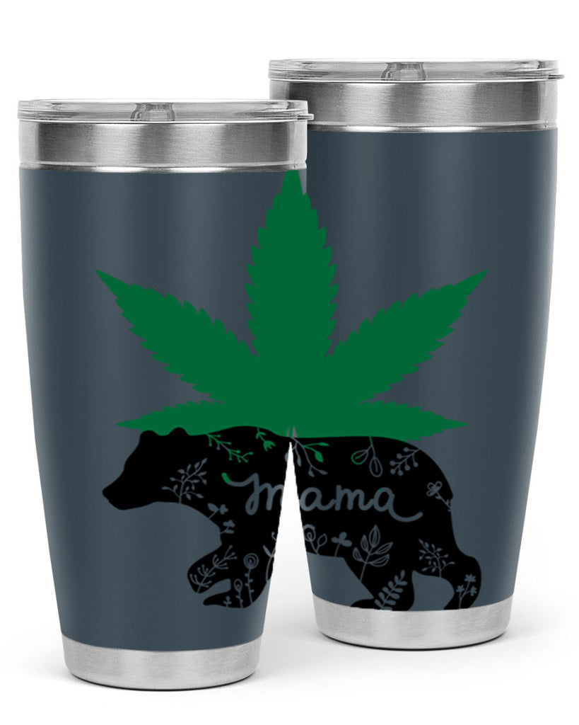 mama bear weed 196#- marijuana- Tumbler