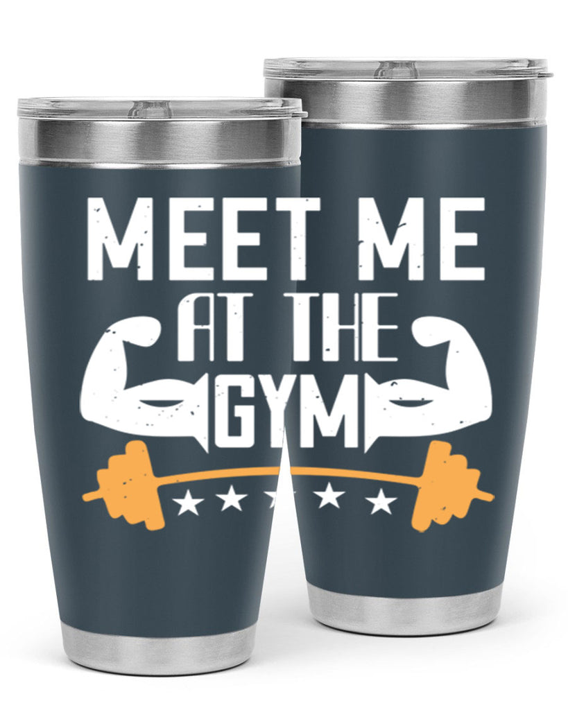 meet me at the gym 83#- gym- Tumbler