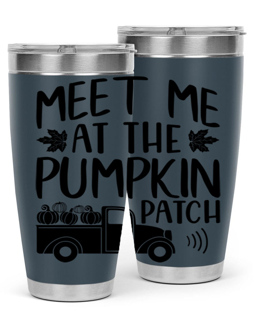 meet me at the pumpkin patch 423#- fall- Tumbler