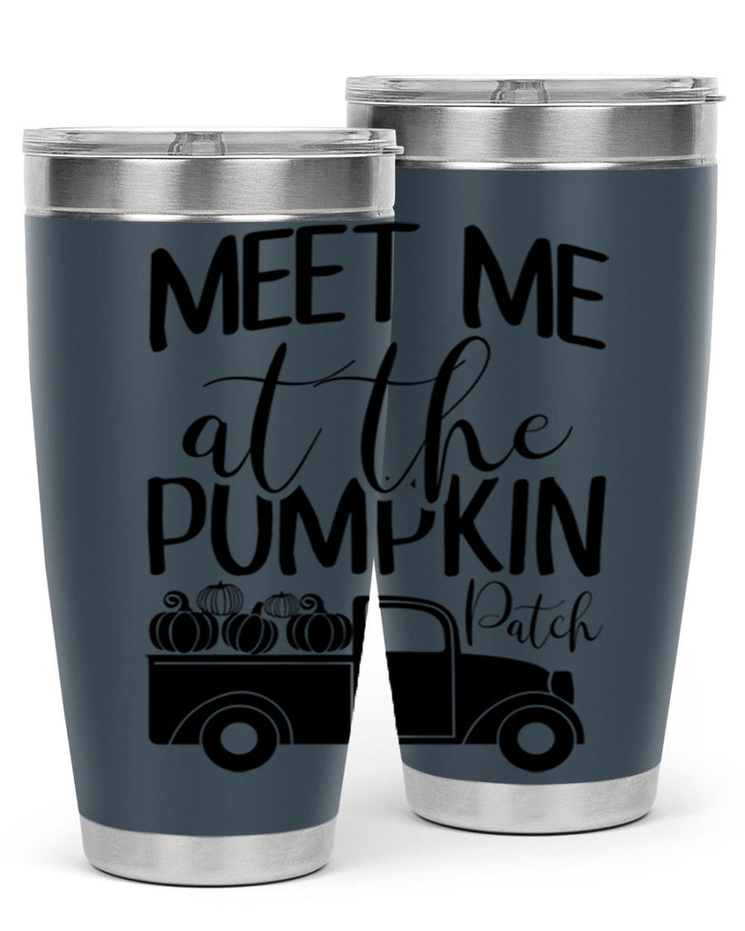 meet me at the pumpkin patch 424#- fall- Tumbler