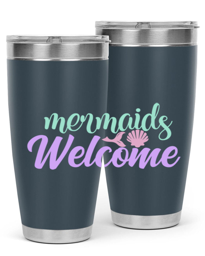 mermaids welcome 6#- mermaid- Tumbler