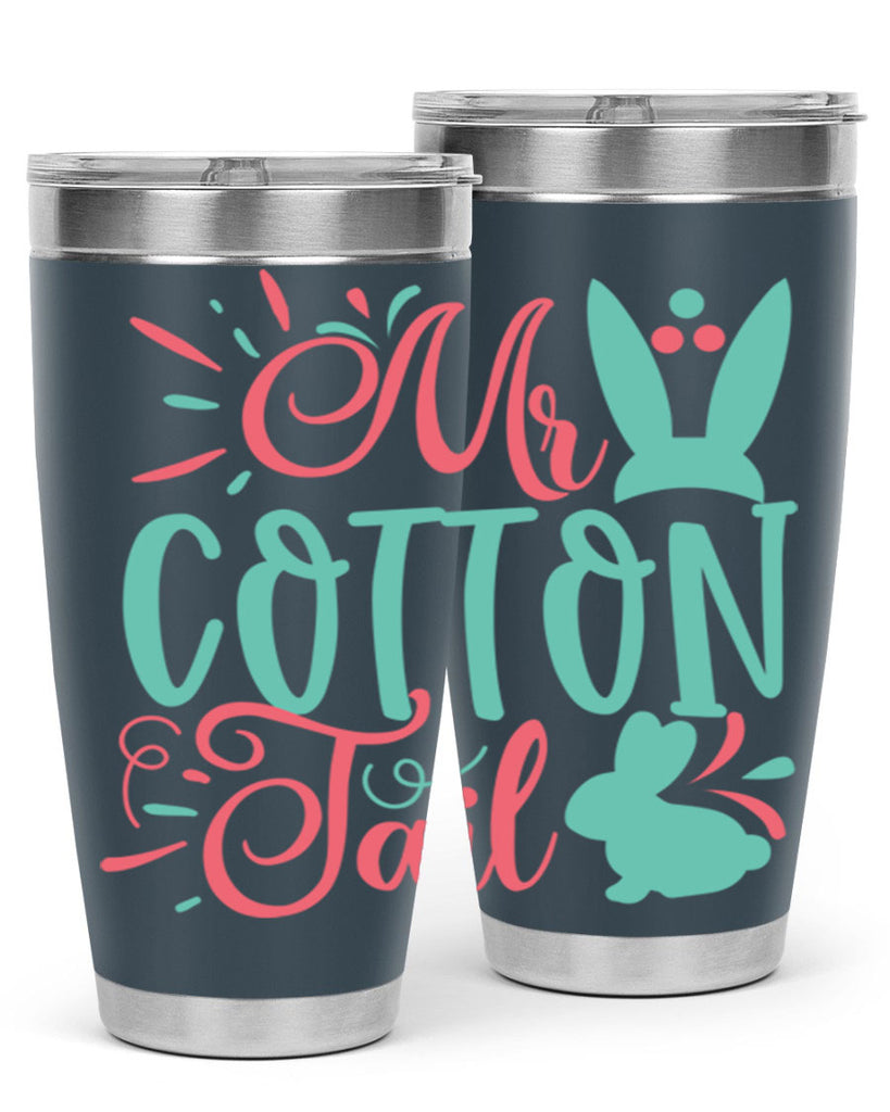 mr cotton tail 109#- easter- Tumbler