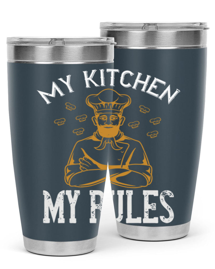 my kitchen my rules 15#- cooking- Tumbler