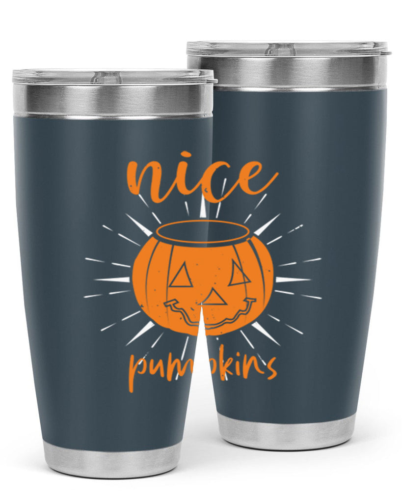 nice pumpkins 138#- halloween- Tumbler