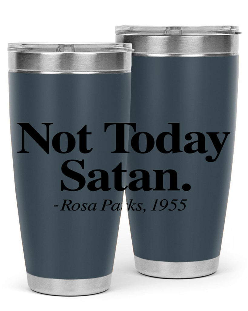 not today satan rosa parks 59#- black words phrases- Cotton Tank