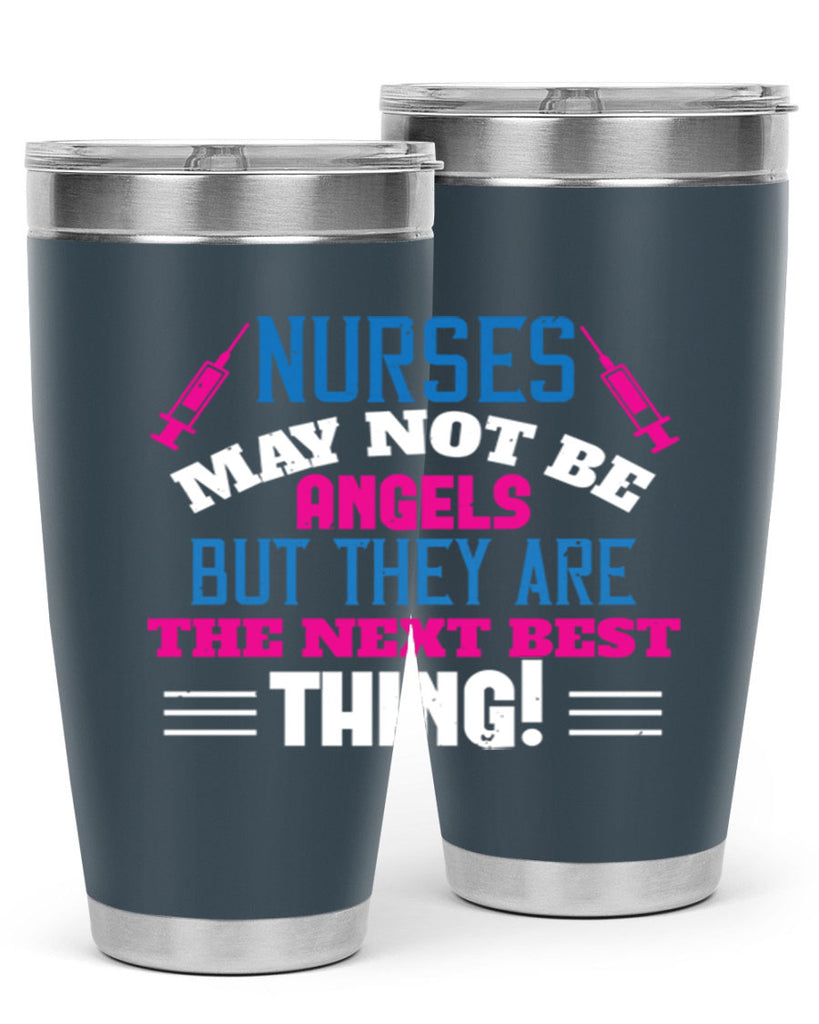 nurse may not be angels Style 279#- nurse- tumbler