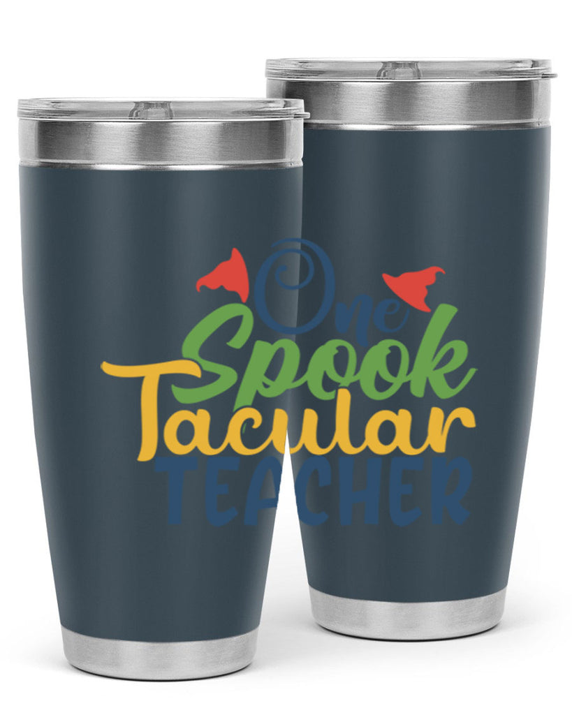 one spook tacular teacher Style 160#- teacher- tumbler