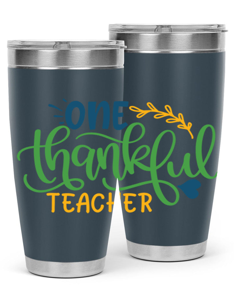 one thankful teacher Style 156#- teacher- tumbler