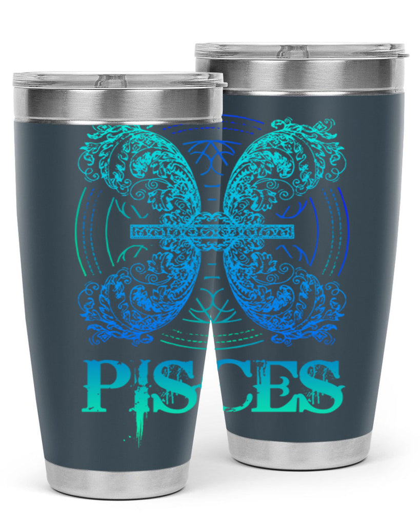 pisces Zodiac 381#- zodiac- Tumbler