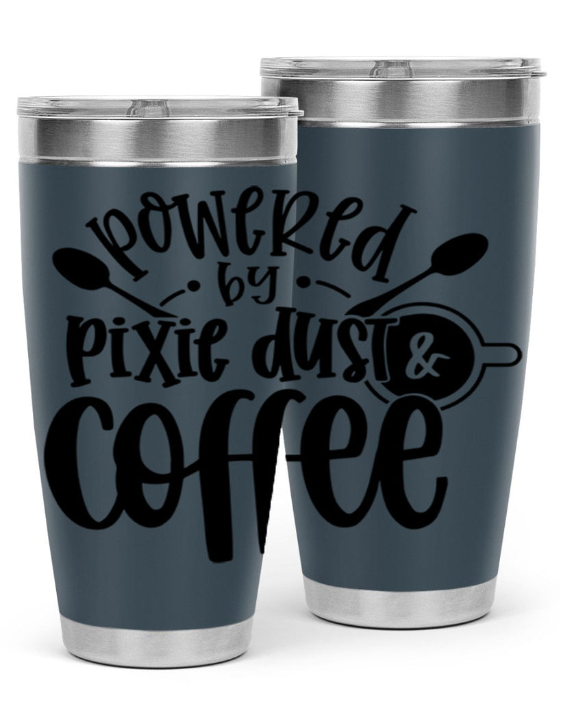 powered by pixie dust coffee 42#- coffee- Tumbler