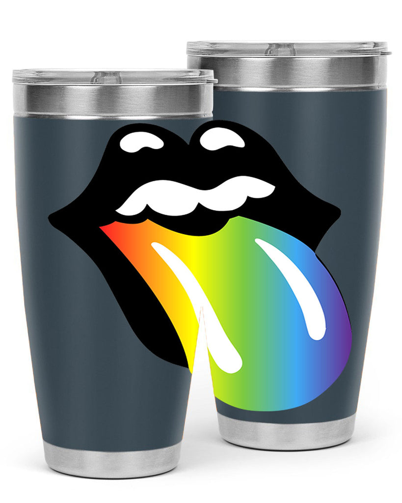 rainbow mouth and tongue 5#- lgbt- Tumbler