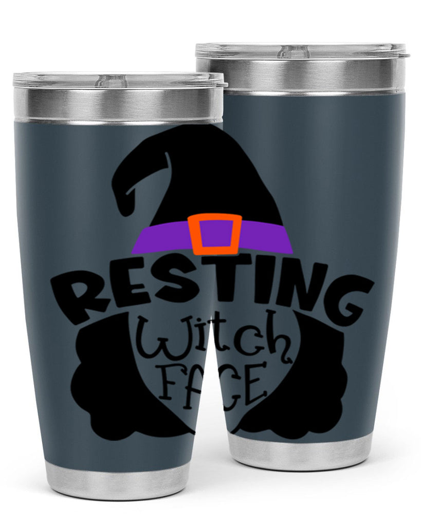 resting witch face 28#- halloween- Tumbler