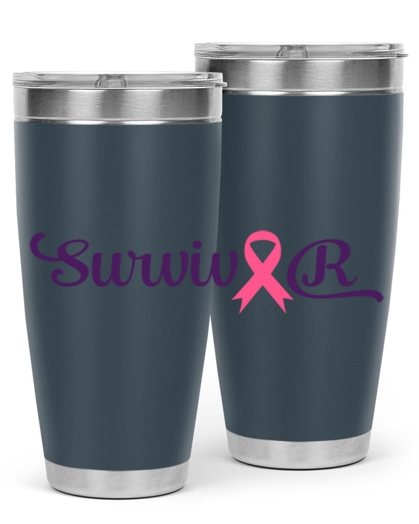 survivor Style 3#- breast cancer- Tumbler