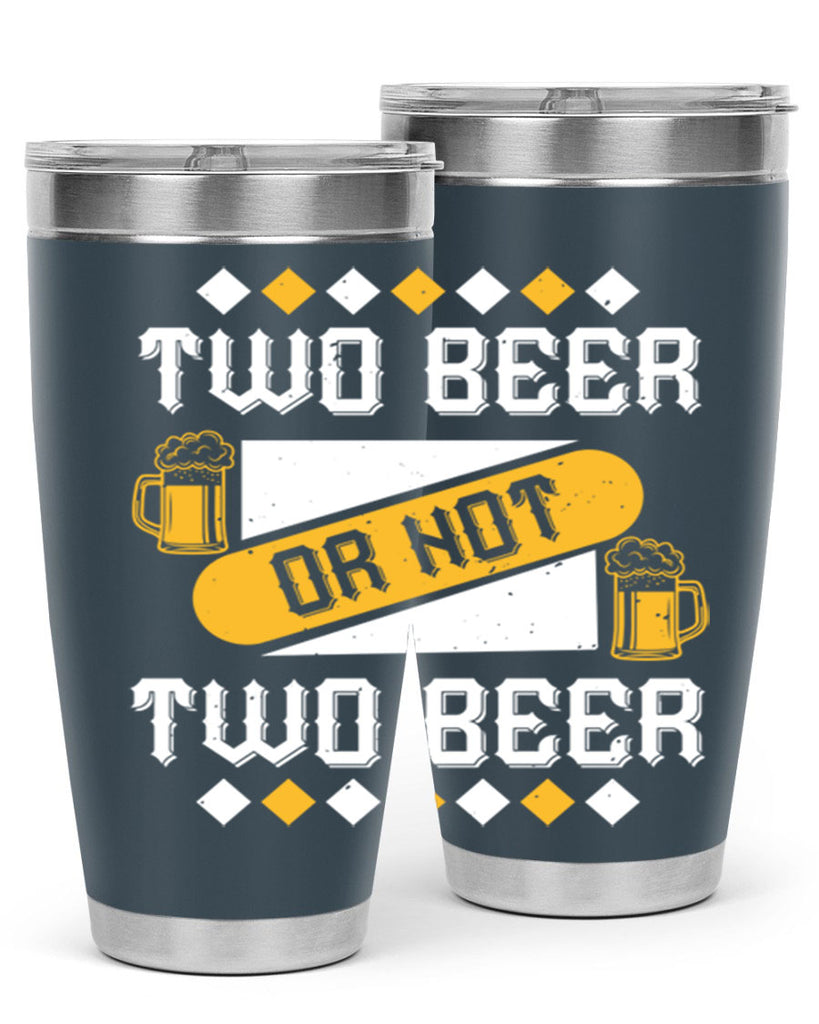 two beer or not two beer 3#- beer- Tumbler
