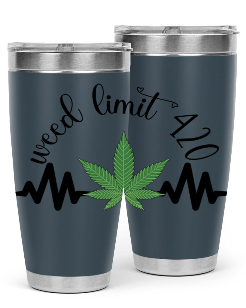 weed limit 420 cannabis heartbeat 292#- marijuana- Tumbler