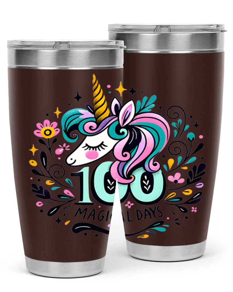 100 Day Magical Sublimation 27#- 100 days of school- Tumbler