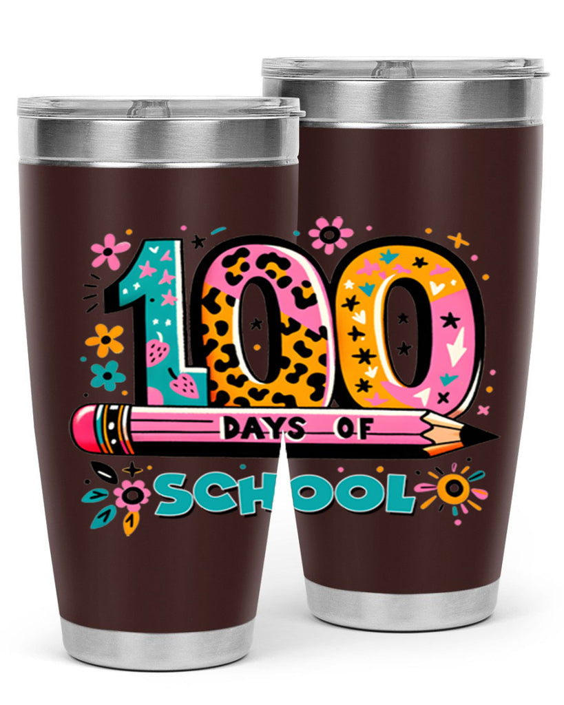 100 days of school lighting 32#- 100 days of school- Tumbler