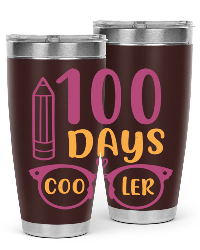 2 days cooler 42#- 100 days of school- Tumbler