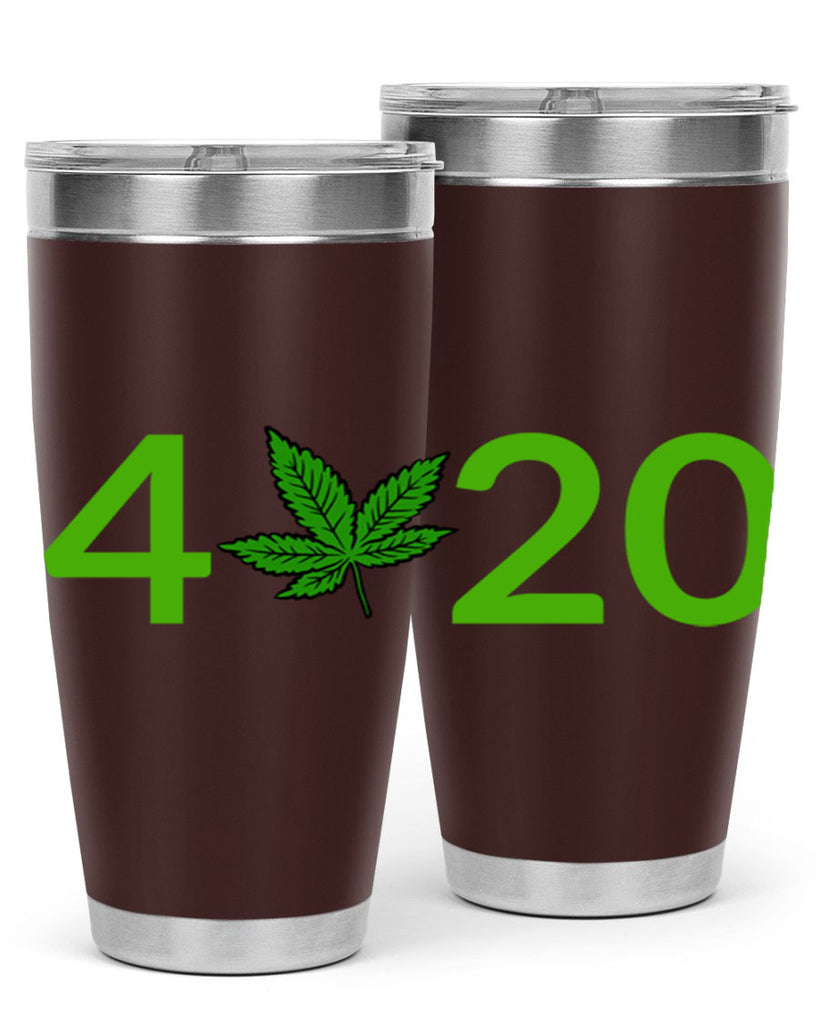 4 cannabis 20#- marijuana- Tumbler