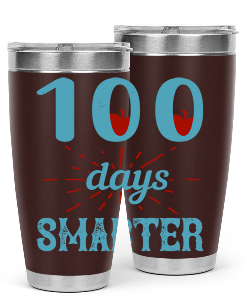 7 days smarter 47#- 100 days of school- Tumbler