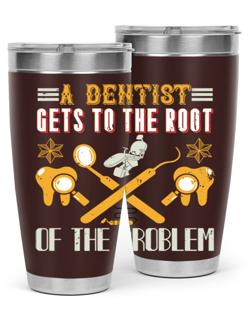 A dentist gets to the root Style 39#- dentist- tumbler