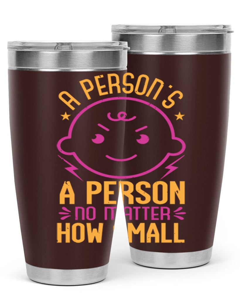 A person is a person no matter how small Style 39#- baby shower- tumbler