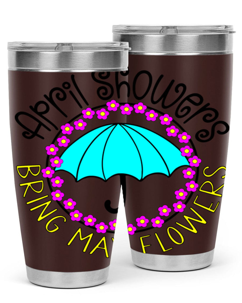 April showers21#- spring- Tumbler
