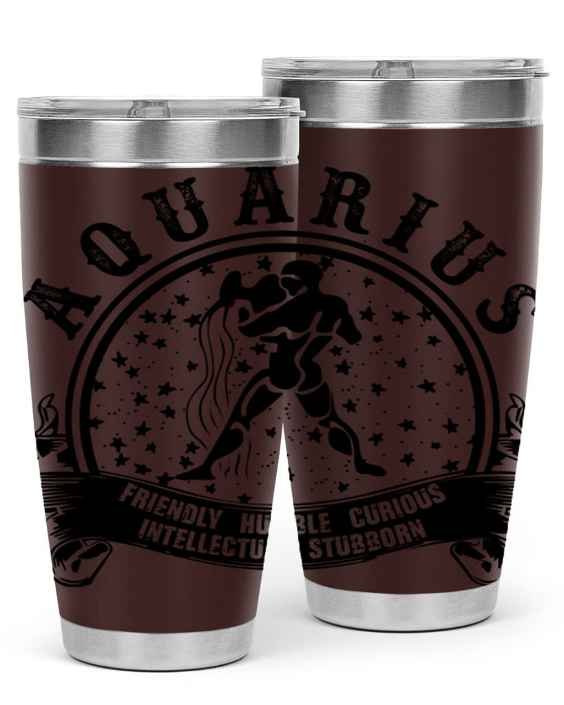 Aquarius 42#- zodiac- Tumbler